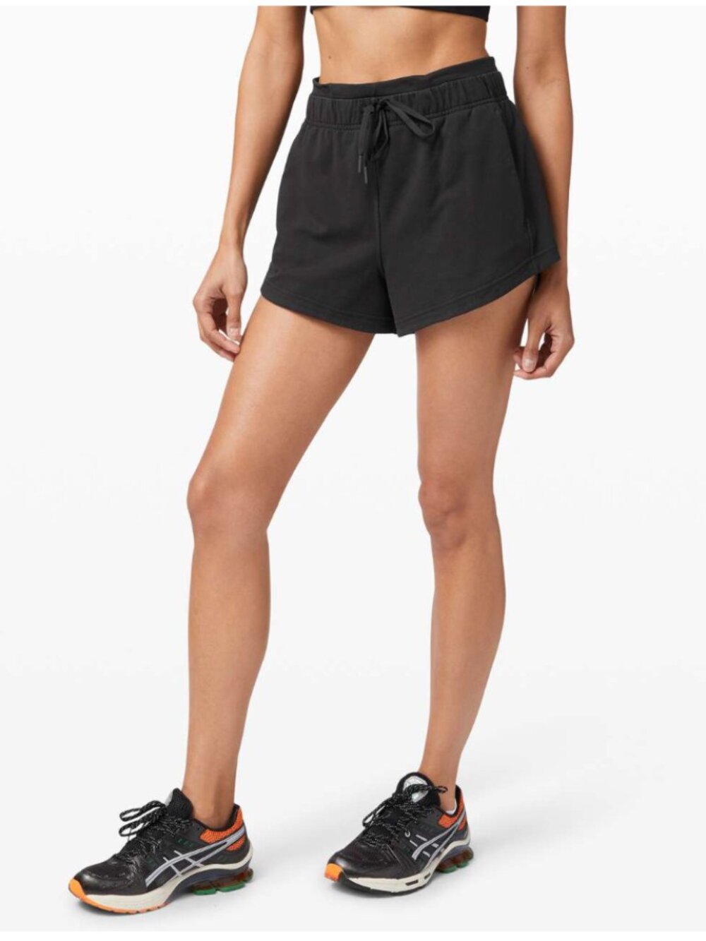 Lululemon Inner Glow Short 3" *Terry Black Size 2
